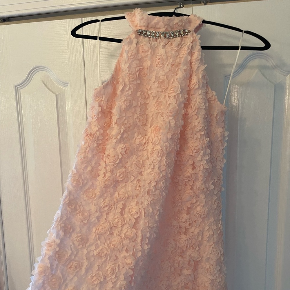 River Island Light Pink Mod Flower Dress Size 12